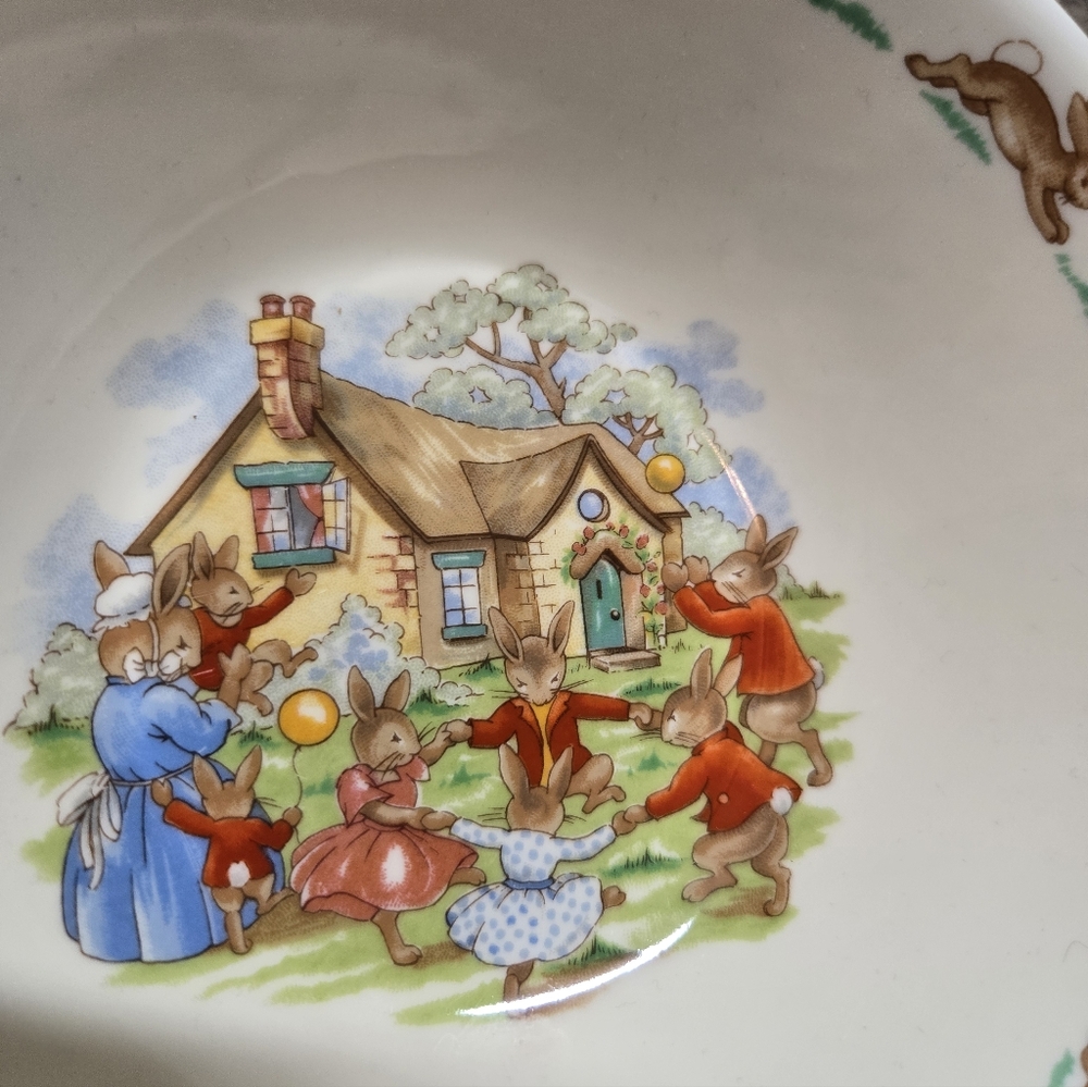 Bunnykins By Royal Doulton Childrens Bone China Dish Set Of 3 - Picture 10 of 10